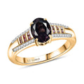 Luxoro 10K Yellow Gold AAA Royal Lavender Spinel, Purple Diamond (IR) and Diamond (I2) Ring (Size 10.0) 1.60 ctw - Sticky add to cart bar
