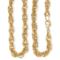 EverTrue Bronzella Collection Rolo (Belcher) Chain Necklace in 18K YG Plated Bronze 20 Inches - Sticky add to cart bar
