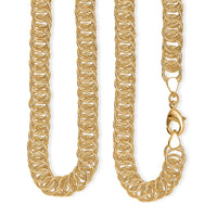 EverTrue Bronzella Collection Wheat Chain Necklace in 18K YG Plated Bronze 20 Inches