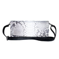 Grand Pelle Natural Genuine Python Leather Envelope Clutch (7.48"x3.74"x1.18") with Shoulder Strap - Sticky add to cart bar
