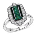Certified & Appraised Rhapsody 950 Platinum AAAA Monte Belo Indicolite, Diamond (E-F, VS) (0.61 cts) Ring (Size 10.0) (7.24 g) 3.98 ctw - Sticky add to cart bar