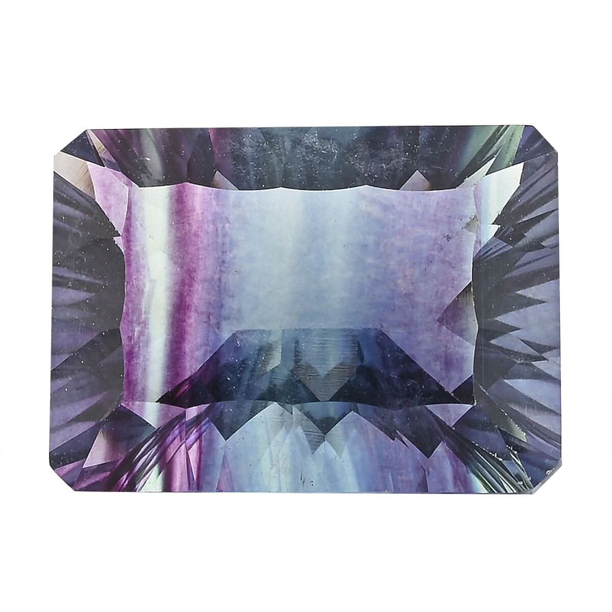 Concave Cut AAAA Fluorite (Oct 15x11 mm) 10.00 ctw