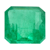 Certified & Appraised Asscher Cut AAAA Gemfields Emerald (Sqr Free mm) 1.50 ctw