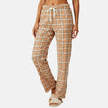 Tamsy Yellow Sherpa Lining Pajama Pant - One Size Fits Most - Sticky add to cart bar