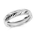 Diamond-cut Band Ring in 950 Palladium (Size 6.0) 2.50 Grams - Sticky add to cart bar