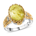 EverTrue Connemara Marble 6.35 ctw Ring in Platinum Bond and 18K YG Plated (Size 10.0) - Sticky add to cart bar