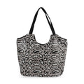 Tamsy Leopard Sequin Tote Bag (17.7"x5.5"x14") - Sticky add to cart bar