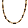 Multi Gemstone Necklace (16.5 Inches) in Goldtone 50.00 ctw - Sticky add to cart bar