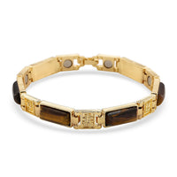 Multi Gemstone Bracelet in Goldtone (6.50 In) 16.00 ctw