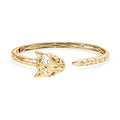 Chrome Diopside 0.35 ctw Bangle Bracelet in 18K Yellow Gold Plated (7.50 In) - Sticky add to cart bar