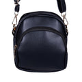 Passage Black Faux Leather Mini Crossbody Bag (5.91"x7.09"x3.15") - Sticky add to cart bar