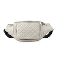 Tamsy Beige Genuine Leather Fanny Pack with RFID Protection - Sticky add to cart bar