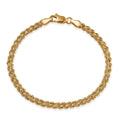 Double Row Rope Bracelet in 22K Yellow Gold (7.25 In) 4.70 Grams - Sticky add to cart bar