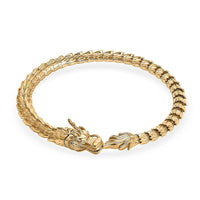 Luxoro 10K Yellow Golden Dragon Bracelet (7.25 In) 12.70 Grams
