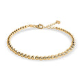 Luxoro Diamond-cut Beaded Bracelet in 10K Yellow Gold (7.25 In) 4.90 Grams - Sticky add to cart bar
