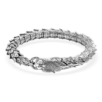 D'Joy Bali Legacy Snake Chain Bracelet in Sterling Silver (7.25 In) 45 Grams