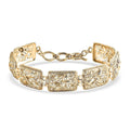 D'Joy Bali Legacy Dragonfly Bracelet in 22K Vermeil YG Over Sterling Silver (6.50-8.0In) 18.10 Grams - Sticky add to cart bar