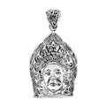 D'Joy Bali Goddess Sterling Silver Princess Pendant without Chain 9.90 Grams - Sticky add to cart bar