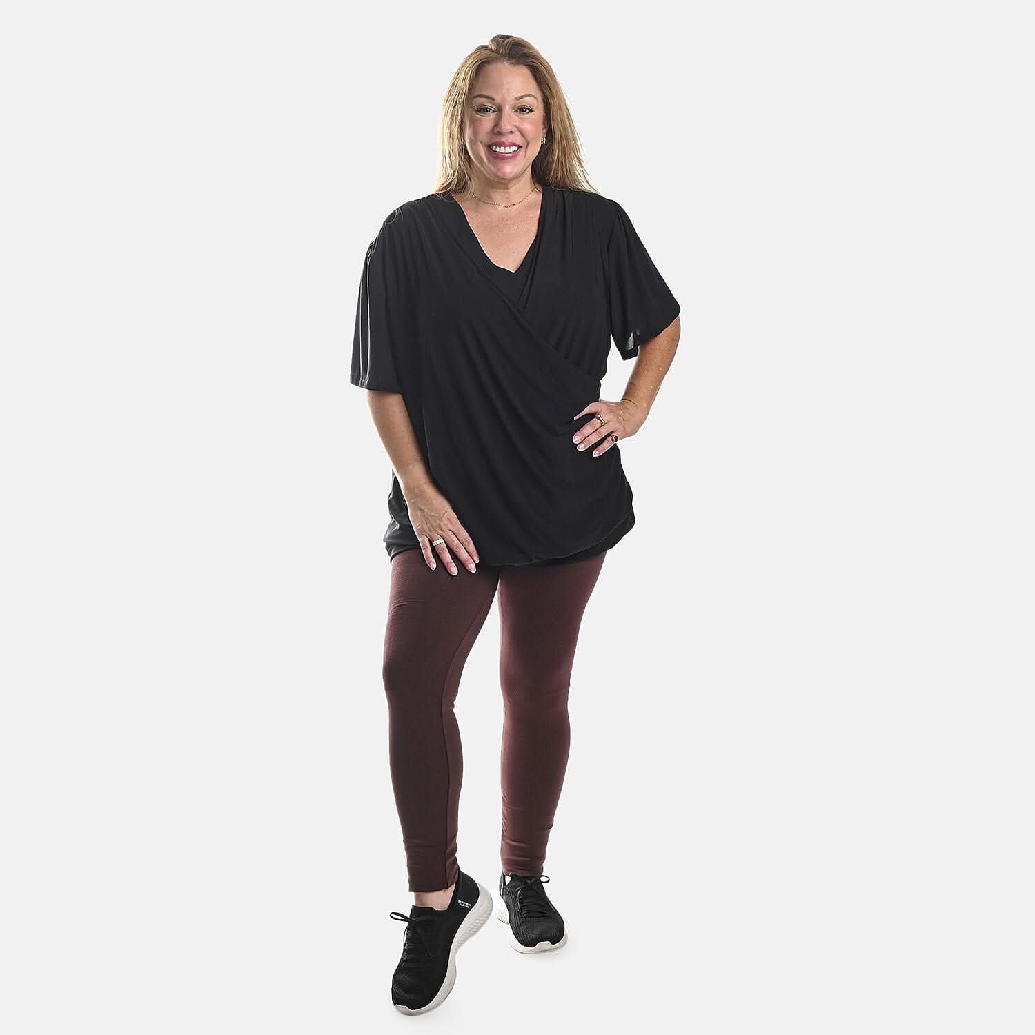 GENIE Brown Soft Fleece Lined Full Length Legging – Small (Ships in 5-7 Business Days)