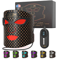 GLO24K 7 Color Photon Rejuvenation Super LED Mask (Lifetime Warranty)