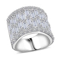 TLV Doorbuster Luxuriant Lab Grown Diamond (G, SI1) Ring in Sterling Silver (Size 10.0) 4.75 ctw - Sticky add to cart bar
