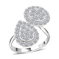 Luxuriant Lab Grown Diamond G SI1 1.90 ctw Ring in Sterling Silver - Sticky add to cart bar