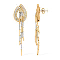 Clarte Prima Collection Moissanite 1.00 ctw Earrings in 14K Yellow Gold Over Sterling Silver - Sticky add to cart bar