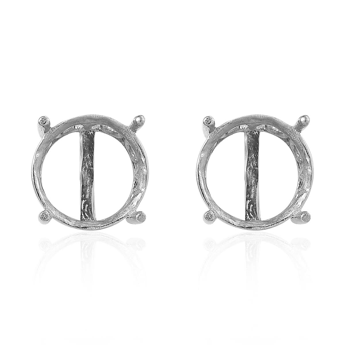 950 Platinum Stud Earrings 5.52 Grams