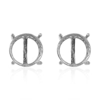 950 Platinum Stud Earrings 5.52 Grams