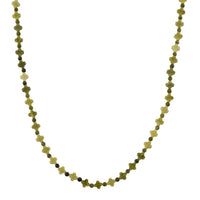 Connemara Marble 75.00 ctw Beaded and Irish Clover Necklace in Goldtone 18-20 Inches