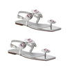 KATY PERRY The Camie Gold Stone Sandal - Size 6.5 - Sticky add to cart bar