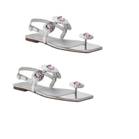 KATY PERRY The Camie Gold Stone Sandal - Size 6.5