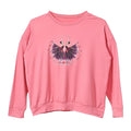 Tamsy Black Eye Catching Ballet Dancing Girls Crystal Long Sleeve Top - One Size Fits Up to XLarge - Sticky add to cart bar