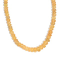 D'Joy Brazilian Heliodor 75.00 ctw Beaded Necklace 18-20 Inches in Rhodium Over Sterling Silver - Sticky add to cart bar