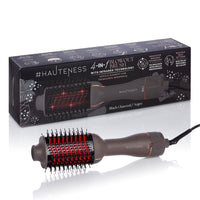 Hauteness 4 in 1 Blowout Brush Hair Dryer with Infrared Technology - Black