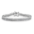 D'Joy Diamond Bracelet in Rhodium Over Sterling Silver (6.50 In) 2.75 ctw - Sticky add to cart bar