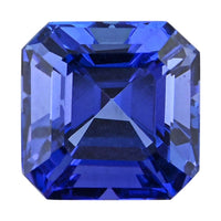 Certified and Appraised AAAA Asscher Cut Tanzanite (Sqr Free Size) 9.00 ctw