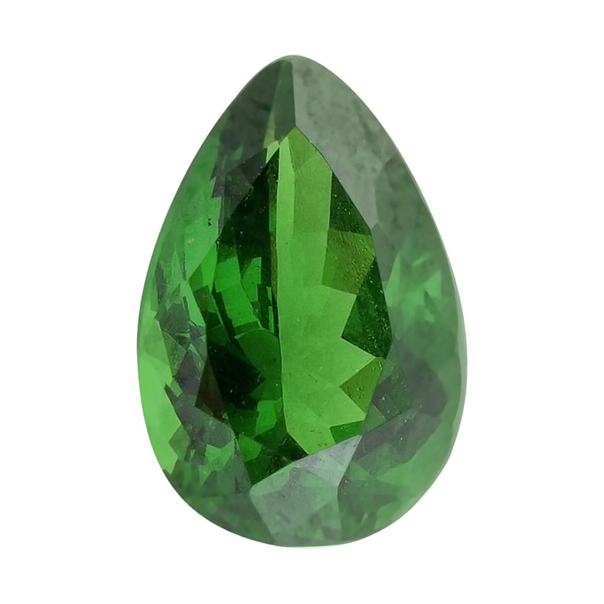 Certified and Appraised AAAA Tsavorite Garnet (Pear Free Size) 1.00 ctw