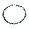 Sugar Agate Beaded 308.50 ctw Necklace 18 Inches in Sterling Silver - Sticky add to cart bar