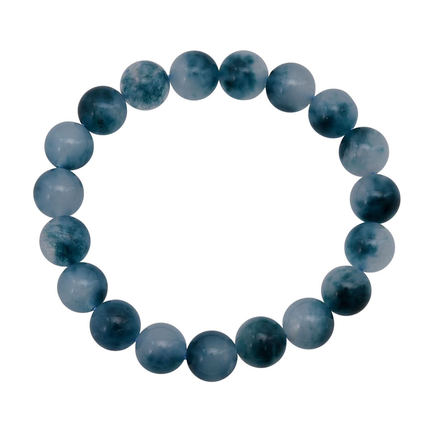 Sugar Agate Beaded 135.95 ctw Stretch Bracelet