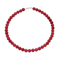 Pink Quartz Beaded 310.50 ctw Necklace 18 Inches in Sterling Silver