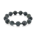 Natural Olmec Jadeite 180.00 ctw Beaded Stretch Bracelet - Sticky add to cart bar