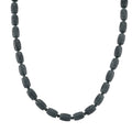 D'Joy Natural Olmec Jadeite 470.00 ctw Beaded Necklace in Rhodium Over Sterling Silver 18-20 Inches - Sticky add to cart bar