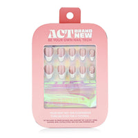 Act Brand New Press On Nail Kit- She's Expensive (French Tip)