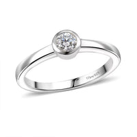D'Joy Mozambique Garnet Solitaire Ring in 18K Vermeil YG Over Sterling Silver (Size 10.0) 0.35 ctw
