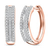 Rose Gold Over Sterling Silver