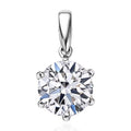IGI Certified Luxuriant Lab Grown Diamond E-F VS 3.00 ctw Solitaire Pendant without Chain in 950 Palladium (Del. in 12-15 Days) - Sticky add to cart bar