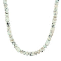 EverTrue Sesame Jasper Fancy Beaded Necklace in Stainless Steel 265.00 ctw (18 Inches) - Sticky add to cart bar