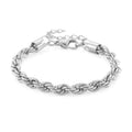Rope Chain Bracelet in Stainless Steel (7-9In) - Sticky add to cart bar