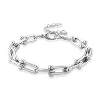 U-Link Chain Bracelet in Stainless Steel (7.00 In)